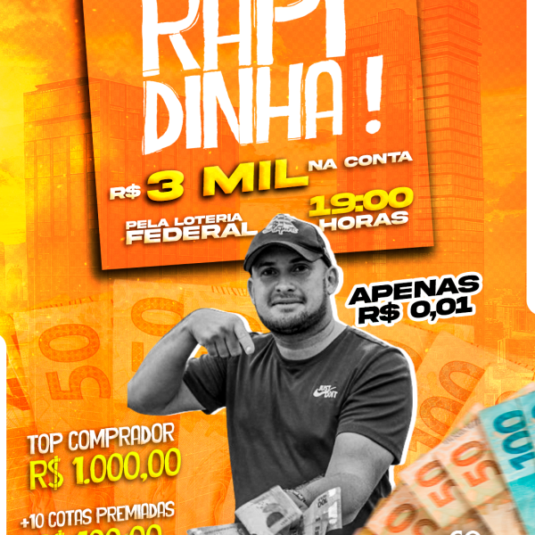 RAPIDINHA 3 MIL NO PIX